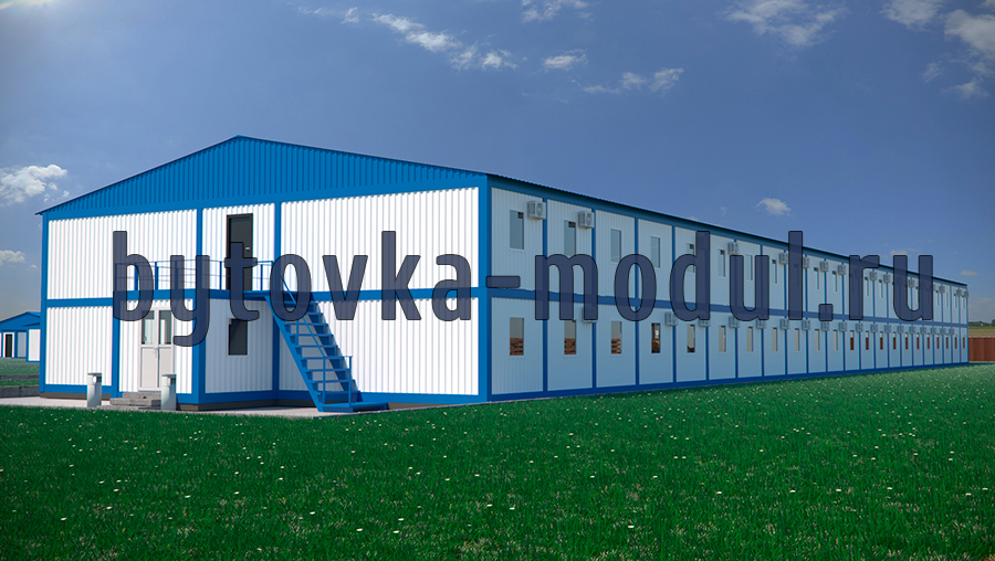 3-D Визуализация модульного общежития 3-D Визуализация